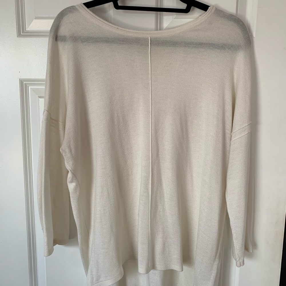 Forever 21 - white quarter sleeve shirt